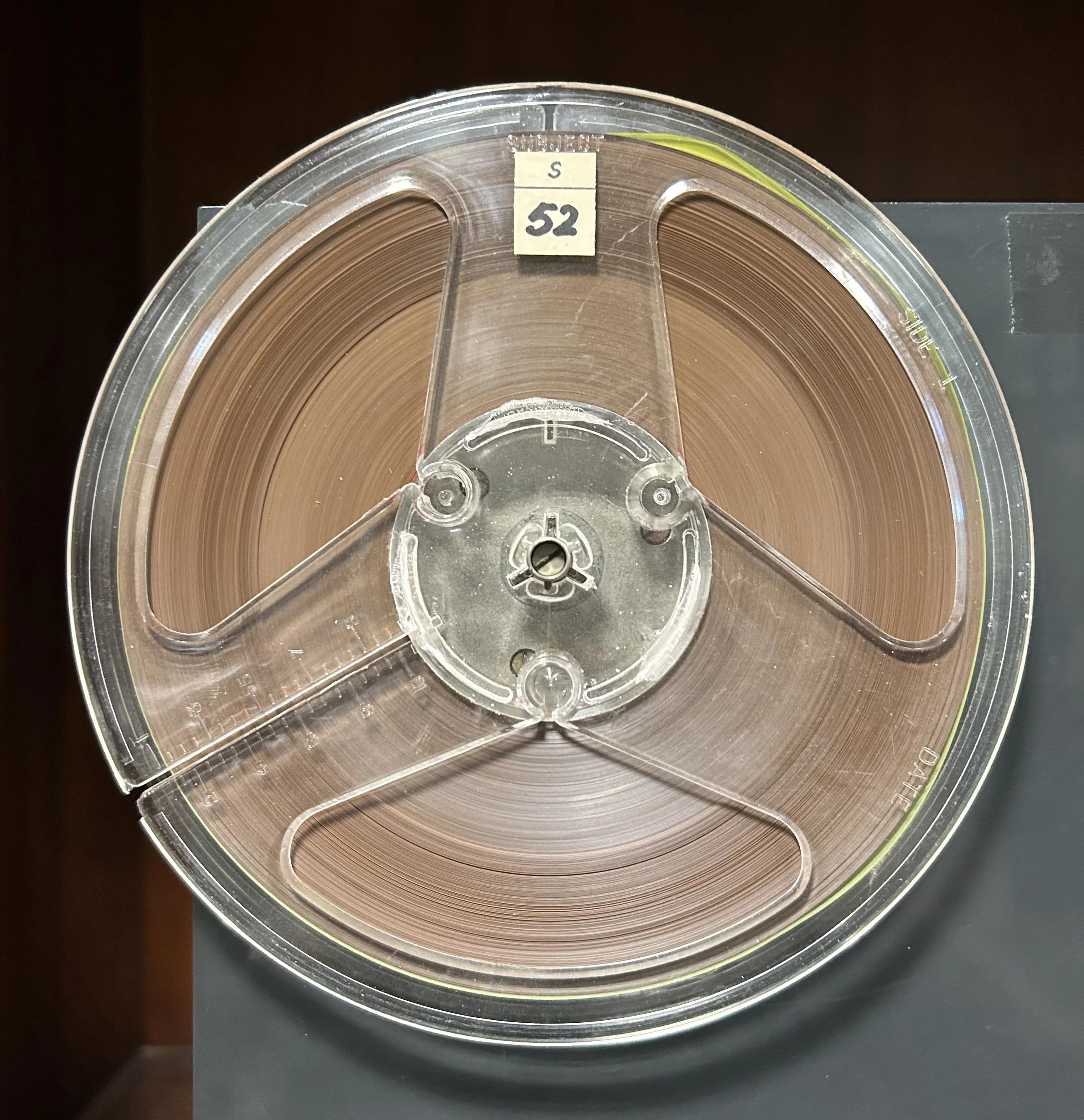 Original spool of Begum Ra'ana Liaquat Ali Khan recordings